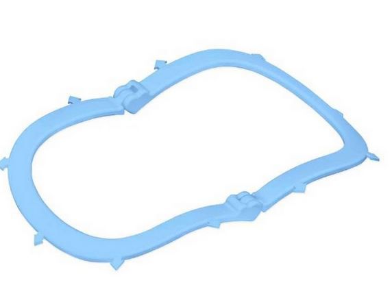 Arco de Ostby Dobrável Azul - Lysanda