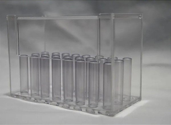 Porta Bengala (Elastic) c/ Grade p/ 24 Cores Cristal - Ortoguaru