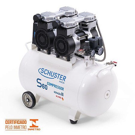 Compressor de Ar S60 51l 220V GIII - Schuster