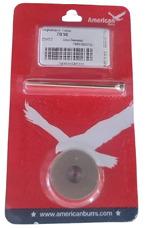 Disco Diamantado Dupla Face Total PM 7016 - American Burrs