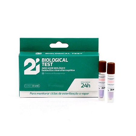 Indicador Biológico Biological Test Vapor 24h - 2i