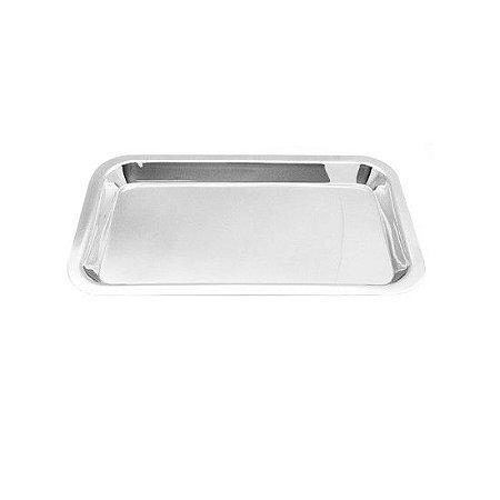 Bandeja Inox Lisa 22x12x1,5cm - Golgran