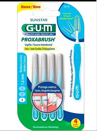Escova Interdental Proxabrush 1.6mm - Gum