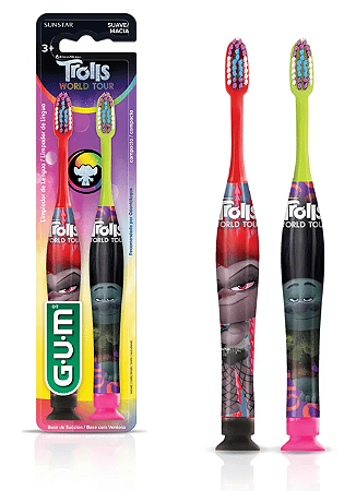 Escova Dental Infantil 3+ Trolls Manual – Gum