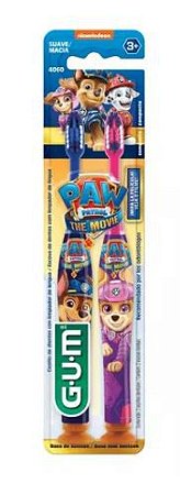 Escova Dental Infantil 3+ Patrulha Canina Manual - Gum