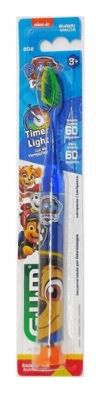 Escova Dental Infantil 3+ Patrulha Canina Timer Light - Gum