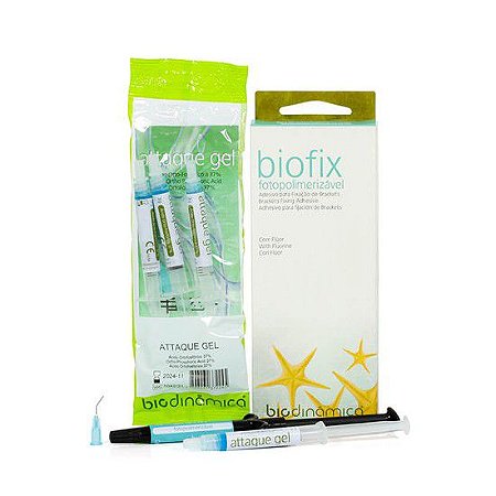 Adesivo Ortodôntico Biofix c/ 3 Attaque Gel - Biodinâmica