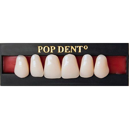 Dente Pop Anterior Superior 2D Cor 62 - Popdent