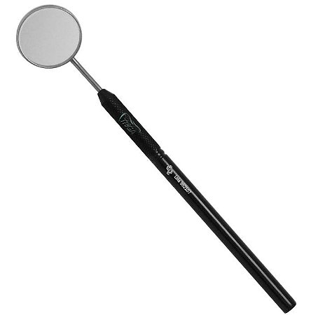 Espelho com Cabo Colors Preto - Ice