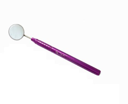 Espelho com Cabo Colors Rosa - Ice