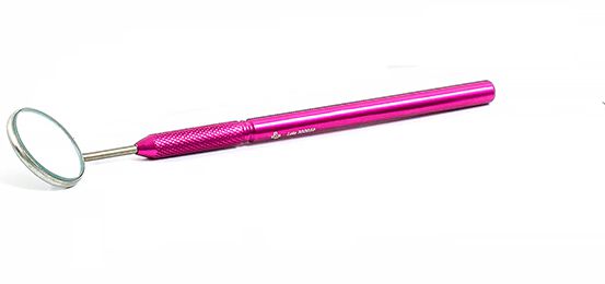 Espelho com Cabo Colors Pink - Ice