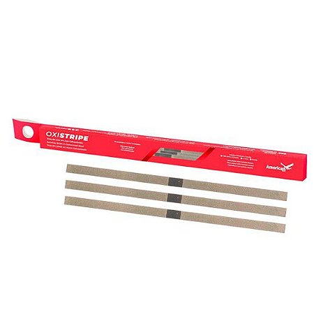 Tira de Lixa Aço Galvanizado Oxistripe Monoface c/ Centro Neutro G M 2,5mm - American Burrs