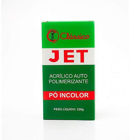 Resina Acrílica Autopolimerizável Jet Pó Incolor - Clássico