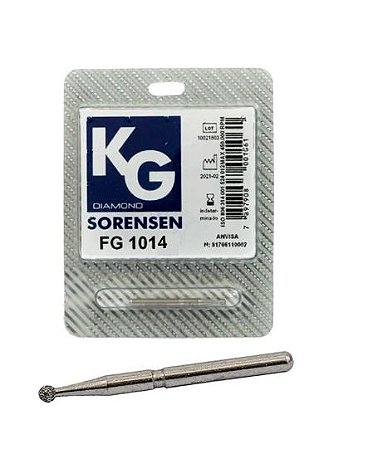 Ponta Diamantada FG 1014 Esférica - KG Sorensen