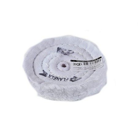 Escova de Polimento Flanela 4"x12mm - Nova OGP