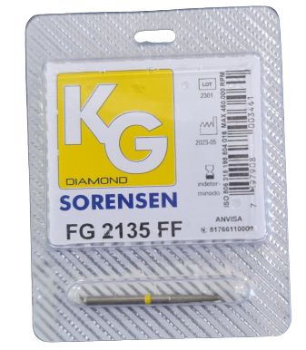 Ponta Diamantada FG 2135FF Cônica Topo Arredondado - KG Sorensen
