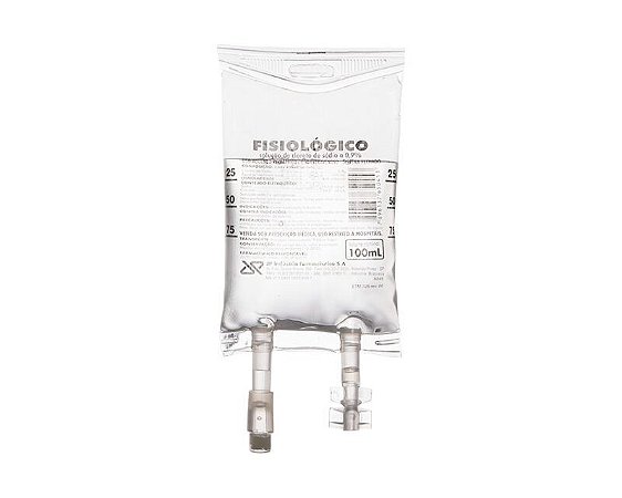 Soro Fisiológico 0,9%  Bolsa 100ml - JP Farma