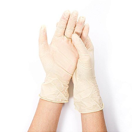 Luva de Procedimento Látex s/ Pó Conforto Lisa Premium Qualit G - Unigloves