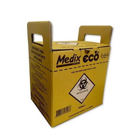 Coletor Perfuro-Cortante 3 Litros - Medix