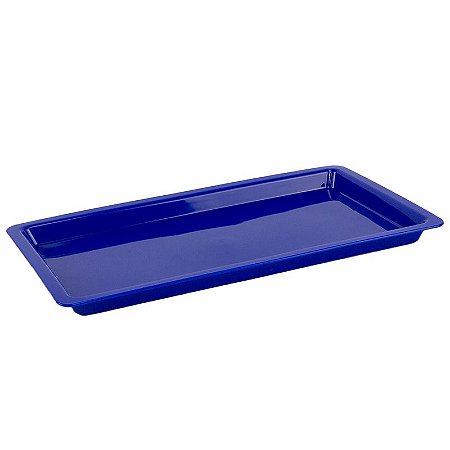 Bandeja Plástica Pequena 23,4x10,6x1,4 Azul - Nova OGP