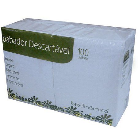 Babador Descartável Impermeável Azul – Biodinâmica