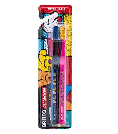 Escova de Dente Romero Britto Ultramacia - Dentalclean