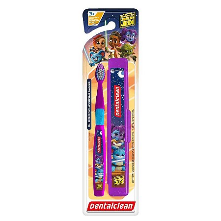 Escova de Dente Infantil As Aventuras dos Jovens Jedi Escolar Macia - Dentalclean