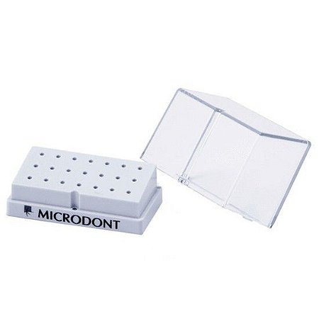 Broqueiro p/ Peça de Mão Acrílico c/ 21 Furos - Microdont