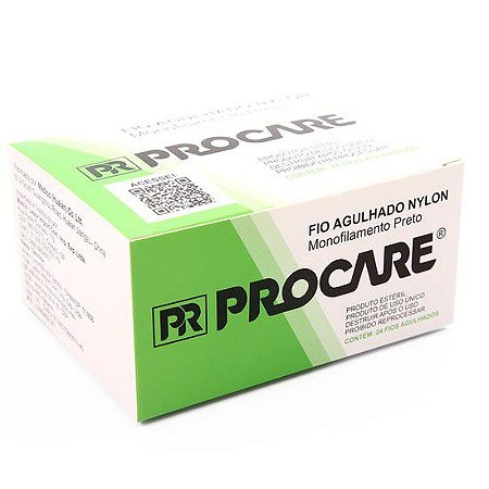 Fio de Sutura Nylon 5-0 Agulha 15mm – Procare