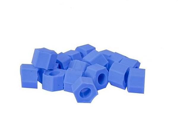 Codificador de Instrumentos Sextavado Silicone Azul Céu - Preven