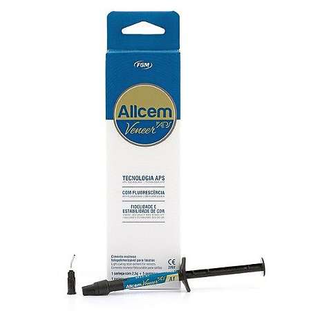 Cimento Resinoso Foto Allcem Veneer APS A1 CE - FGM