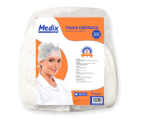 Touca Cirúrgica c/ Tiras - Medix