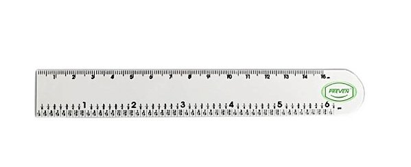 Régua Plástica 15cm - Preven