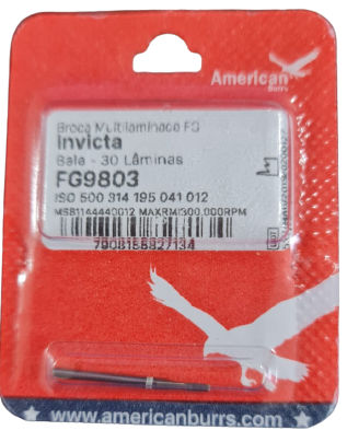 Broca Carbide Multilaminada 30 Lâminas FG 9803 Invicta - American Burss