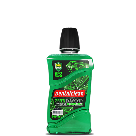 Antisséptico Bucal Green Diamond Hortelã s/ Álcool - Dentalclean