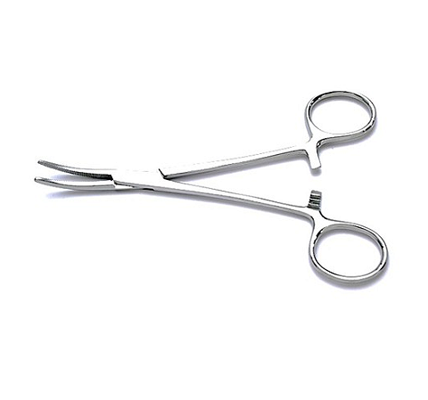 Pinça Halstead Mosquito Curva 12cm - Golgran