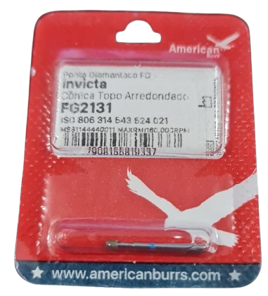 Ponta Diamantada FG 2131 Invicta - American Burrs