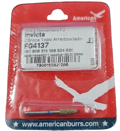 Ponta Diamantada FG 4137 Invicta - American Burrs
