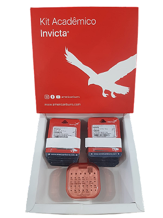 Kit Acadêmico Invicta Dentística FIMCA - American Burrs
