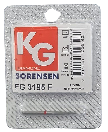 Ponta Diamantada FG 3195F - KG Sorensen