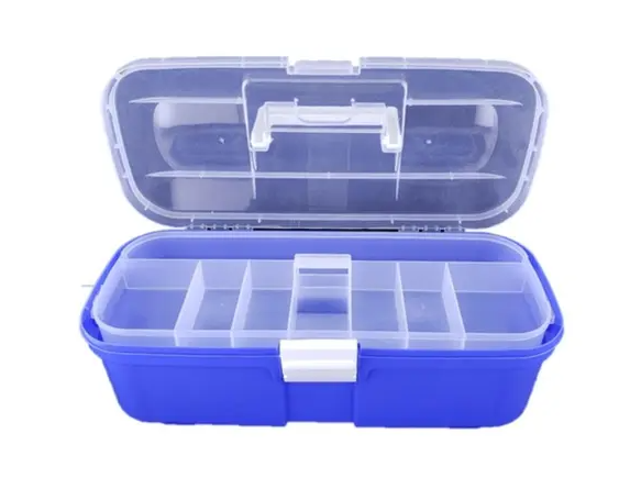 Maleta Organizadora Mega Box Azul Escuro - Lysanda