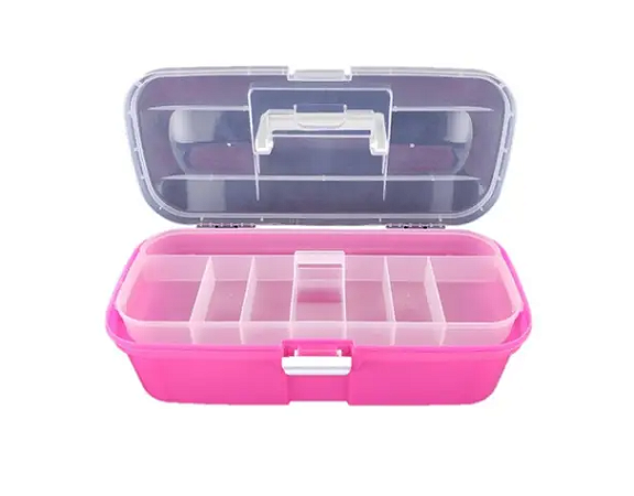 Maleta Organizadora Mega Box Rosa Claro - Lysanda