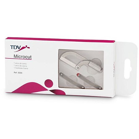 Kit Arco Microcut 1 Arco de Serra + 2 Lixas (Fina e Média) - TDV