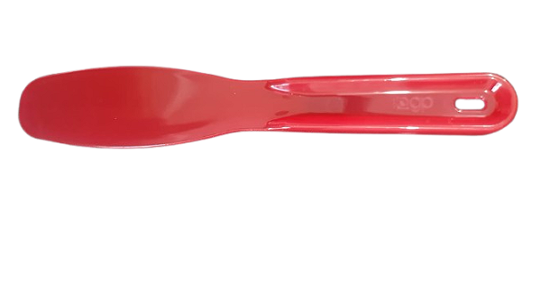 Espátula Plástica Anatômica Vermelho - Nova OGP