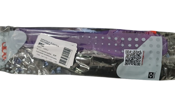 Espátula Plástica Anatômica Lilás - Nova OGP