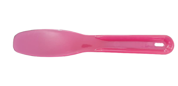 Espátula Plástica Anatômica Rosa - Nova OGP