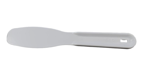 Espátula Plástica Anatômica Branco - Nova OGP