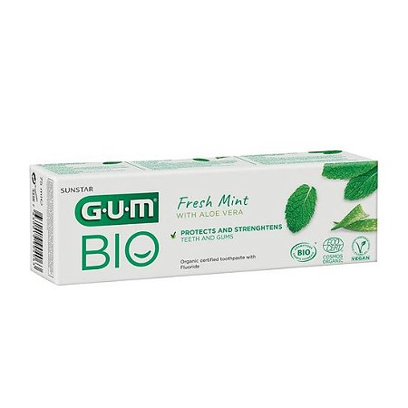 Creme Dental Adulto Bio Fresh Mint c/ Aloe Vera - Gum