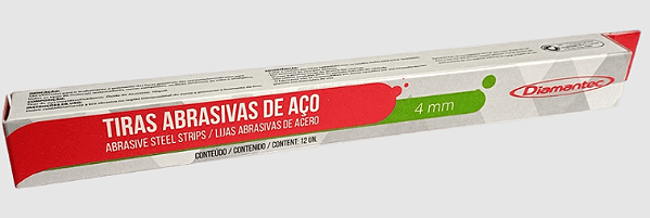 Tira de Lixa de Aço 4mm Diaman - Biodinâmica