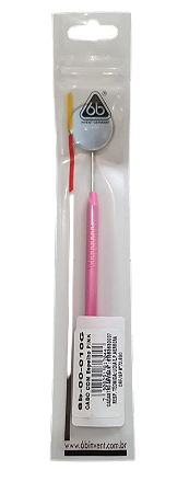 Espelho Bucal c/ Cabo nº 5 Pink - 6B Invent